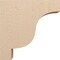 Ekena Millwork 8"W x 32"D x 32"H Thin Newport Rough Cedar Woodgrain TimberThane Corbel, Primed Tan CORUR08X32X32NEWRCPR - alternate 5